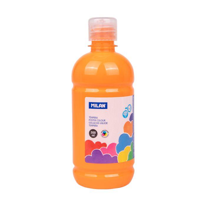 BOTELLA TEMPERA 500ml NARANJA  MILAN