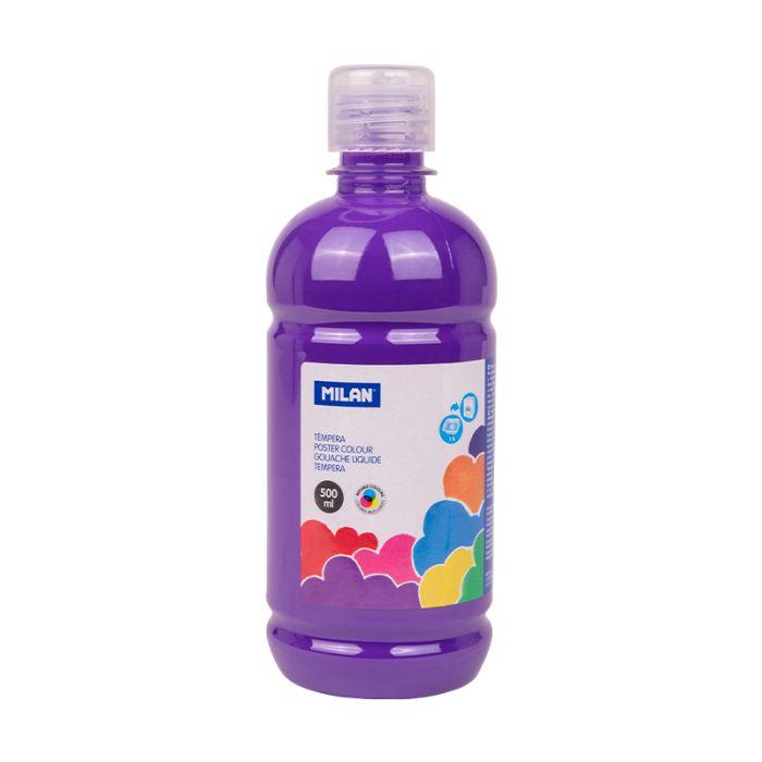 BOTELLA TEMPERA 500ml VIOLETA  MILAN