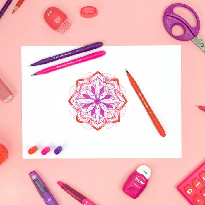 ROTULADOR DE PUNTA FINA FINELINER MILAN 0.4 AMARILLO