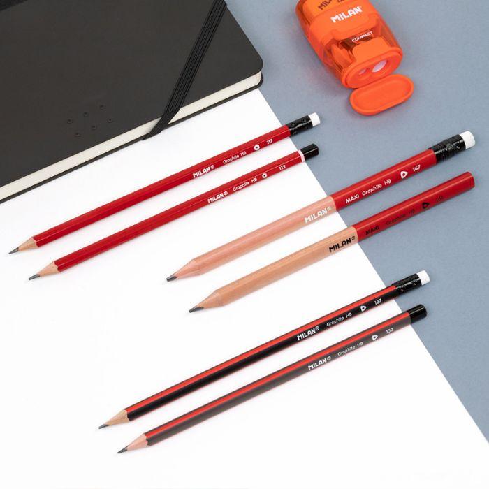 LAPIZ GRAFITO HB TRIANGULAR MILAN