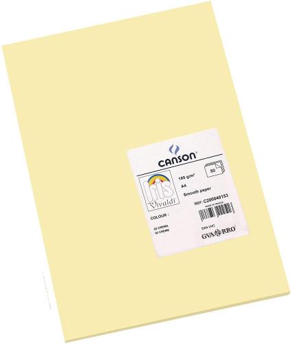 CARTULINA CANSON GUARRO CREMA 185gr. A4