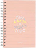 LIBRETA A5 ESTOY A NADA DE LOGRARLO TODO MR WONDERFUL