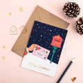 Postal de Navidad para Papá Noel + sobre