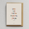 Tarjeta Con Sobre - Crea Juega Lee...