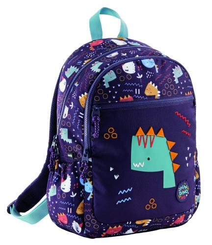 MOCHILA TRIPLE LISBOA RECICLADA FUN DINO MIQUELRIUS