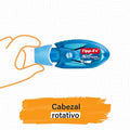 Corrector Micro Tape Twist 5X8M Twist Azules
