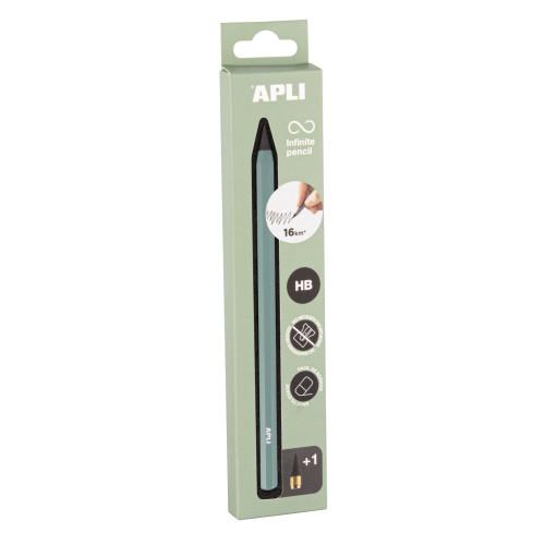 LAPIZ INFINITO HB CUERPO COLOR VERDE APLI 19801