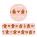 Cinta Adhesiva  Washi de Galletas de Jengibre