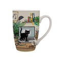 TAZA REDONDA XL 490 ML + CAJA BUG ART GATO PC
