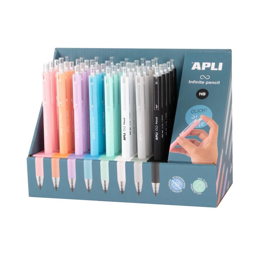 LAPIZ INFINITO RETRACTIL HB COLORS APLI