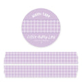 Cinta adhesiva Lilac Grid