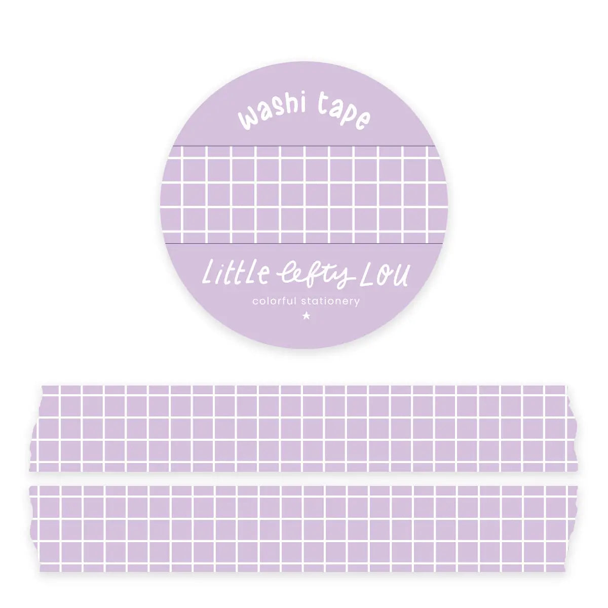 Cinta adhesiva Lilac Grid