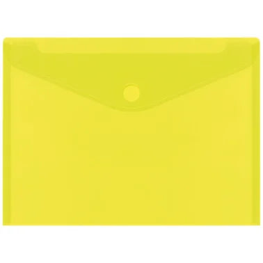 Sobre 2030 Plus Office A4+ PP Velcro Apaisado Amarillo