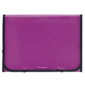 Carpeta Clasificadora Plus Office A4 Fucsia Traslúcida