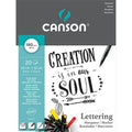 BLOC DE DIBUJO CANSON LETTERING A4 180gr.