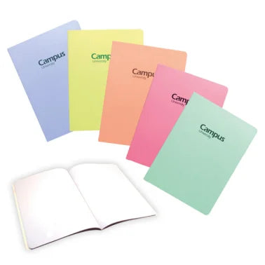 Libreta Cosida Campus University 190 x 255 mm 36 Hojas 70g Liso Pastel