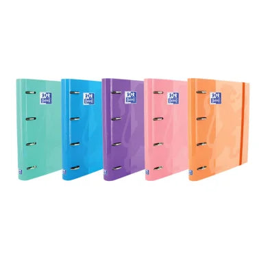 CARPETA 4 ANILLAS OXFORD CLASIC CON RECAMBIO PASTELES