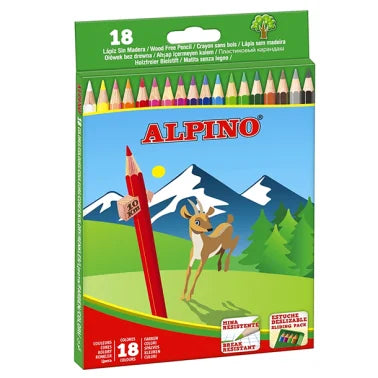 Lápices de Colores Alpino 18 Colores
