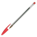 Bolígrafo Tinta Aceite Bic Cristal Original Rojo
