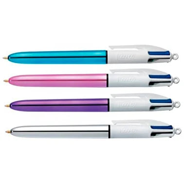 BOLIGRAFO BIC 4 COLORES SHINE