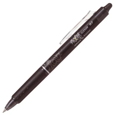BOLIGRAFO TINTA DE GEL BORRABLE FRIXION CLICKER NEGRO PILOT