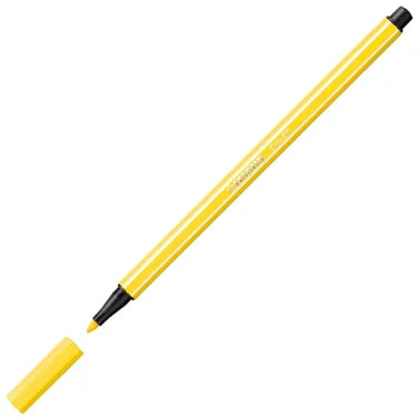 ROTULADOR PUNTA FIBRA STABILO  PEN68 AMARILLO LIMON