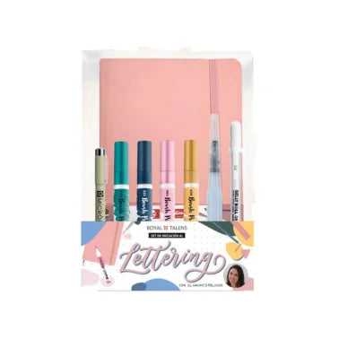 SET LETTERING ECOLINE DE TALENS ROSA