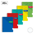 Bloc Espiral Campus A5+ Tapa Plástico 80 Hojas 90g Rayado