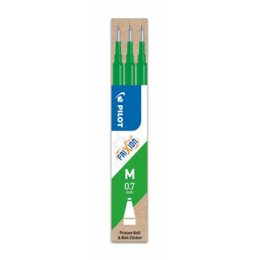 RECAMBIO BOLIGRAFO PILOT FRIXION VERDE X3UN.