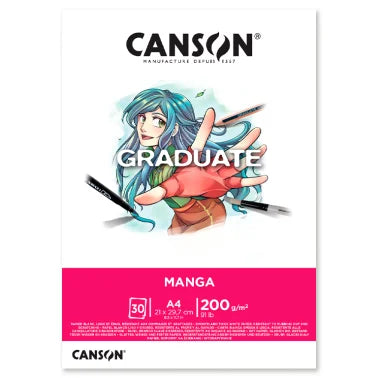 BLOC DIBUJO CANSON GRADUATE MANGA A4