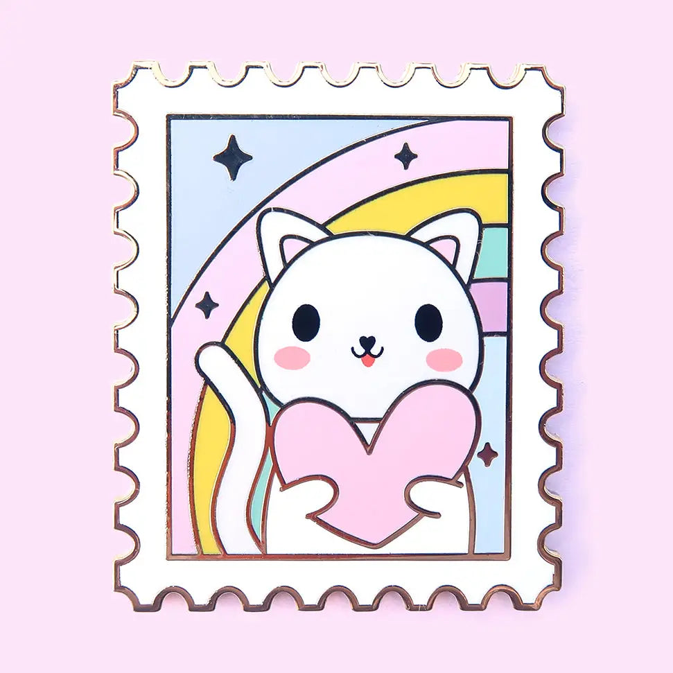 Pin sello gato