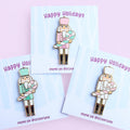 Pin Cascanueces navideño