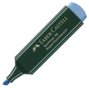MARCADOR-RESALTADOR FABER CASTELL FLUOR TEXTLINER AZUL