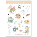 Adhesivos impermeables mate Bunny Mail
