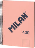 CUADERNO ESPIRAL A4 MICROPERFORADO COLOR ROSA