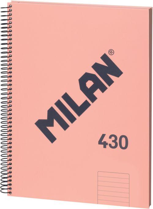 CUADERNO ESPIRAL A4 MICROPERFORADO COLOR ROSA
