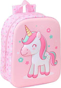 MOCHILA GUARDERIA 3D SAFTA UNICORN 3D 22x27x10cm