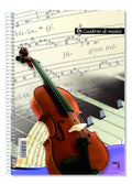 Cuaderno Fº 20h. PENTAGRAMAS 80gr.