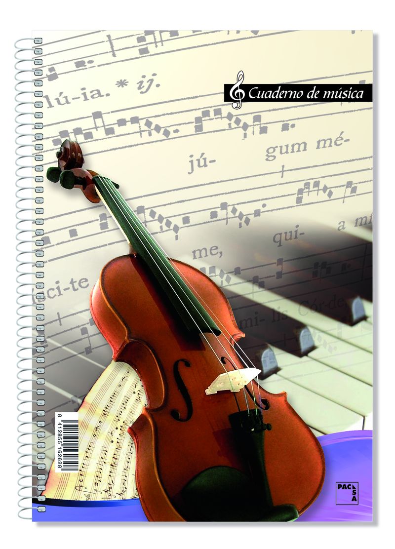 Cuaderno Fº 20h. PENTAGRAMAS 80gr.