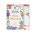 CALENDARIO 2026 16 MESES PLUS 25-26 FRASES MOTIVADORAS