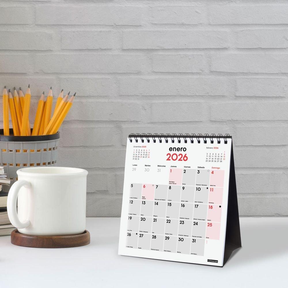 CALENDARIO 2026 SOBREMESA ESCRIBIR XS