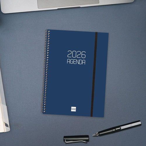 AGENDA ANUAL 2026 OPAQUE E11 SV AZUL