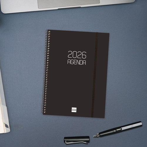 AGENDA ANUAL 2026 OPAQUE E10 SVH NEGRO