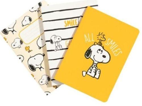 PACK/3 CUADERNOS A6 SNOOPY LAZY DAYS