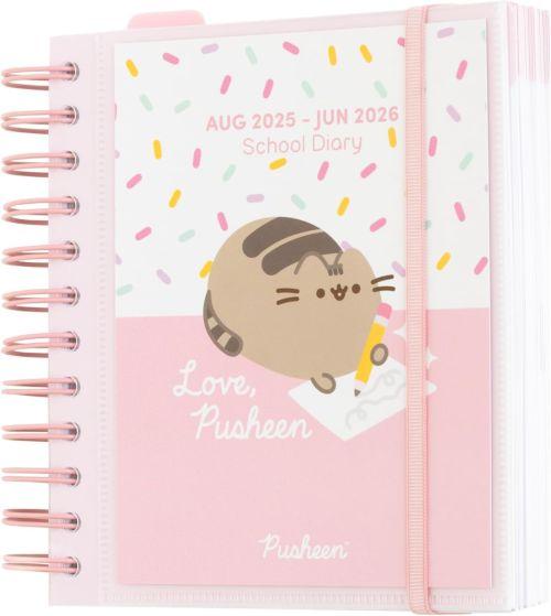 AGENDA ESCOLAR PUSHEEN 25/26 DP 11M 14X16CM