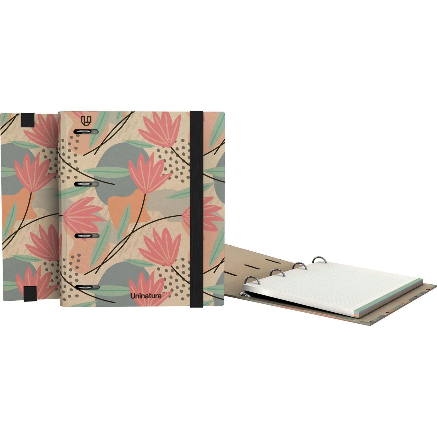 CARPEBOOK A5 UNINATURE FLORES GRAFOPLAS