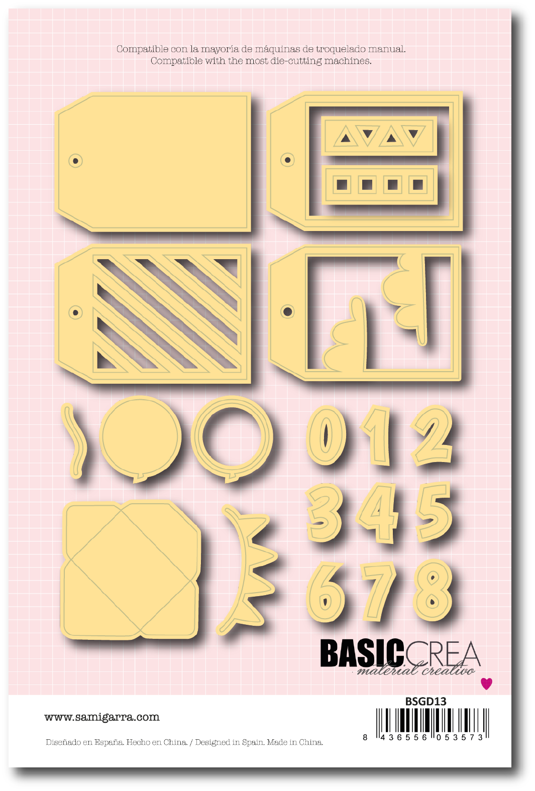 TROQUEL TAG SHAKER CONFETI DE SAMI GARRA