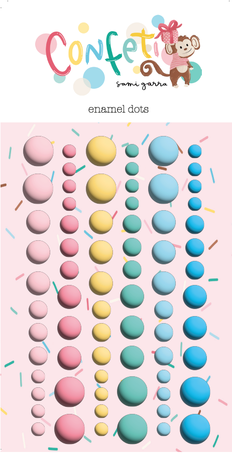 ENAMEL DOT CONFETI DE SAMI GARRA