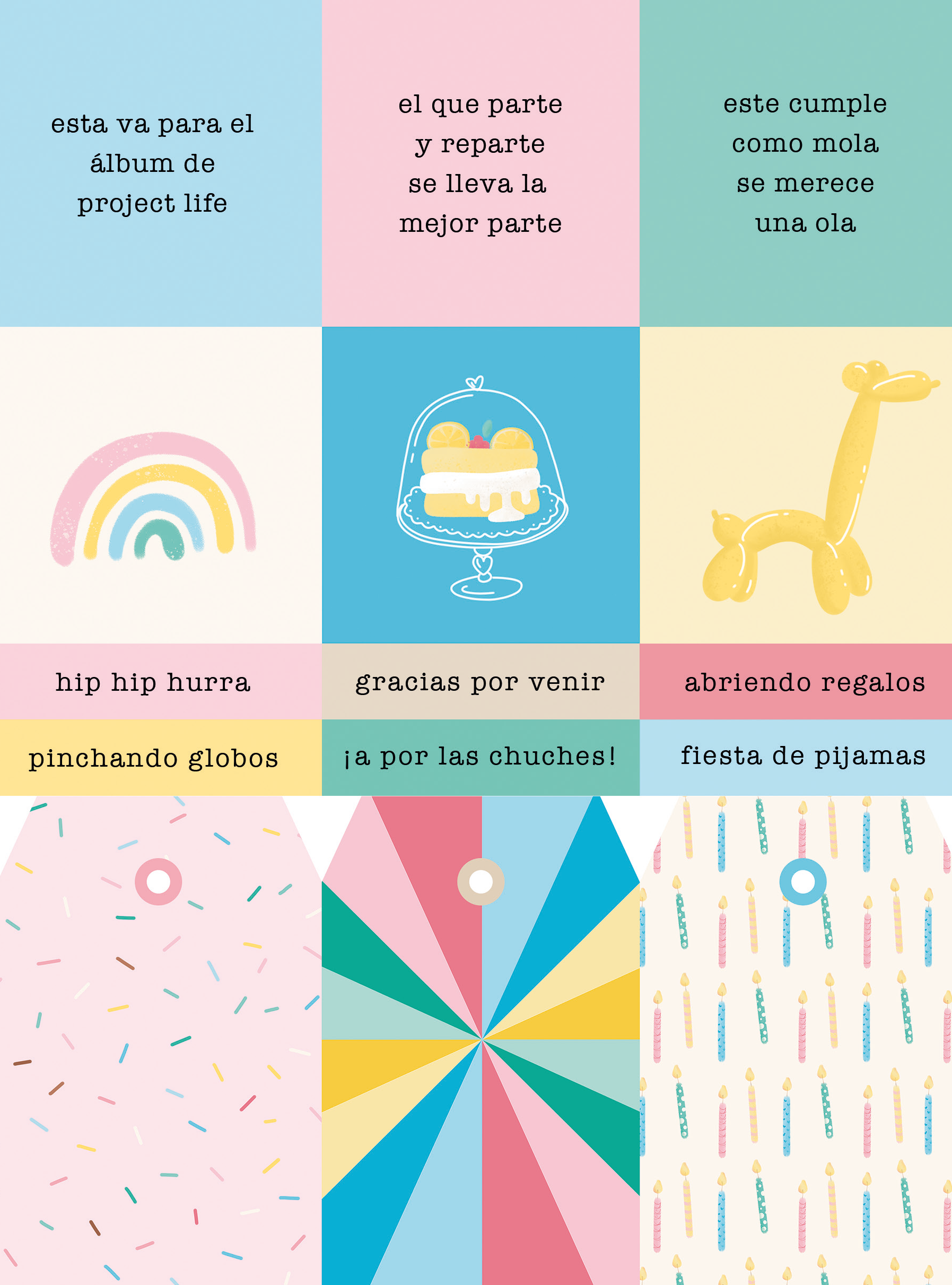 PAPEL PARA SCRAPBOOKING RECORTABLES CONFETI 15 X 20CM DE SAMI GARRA