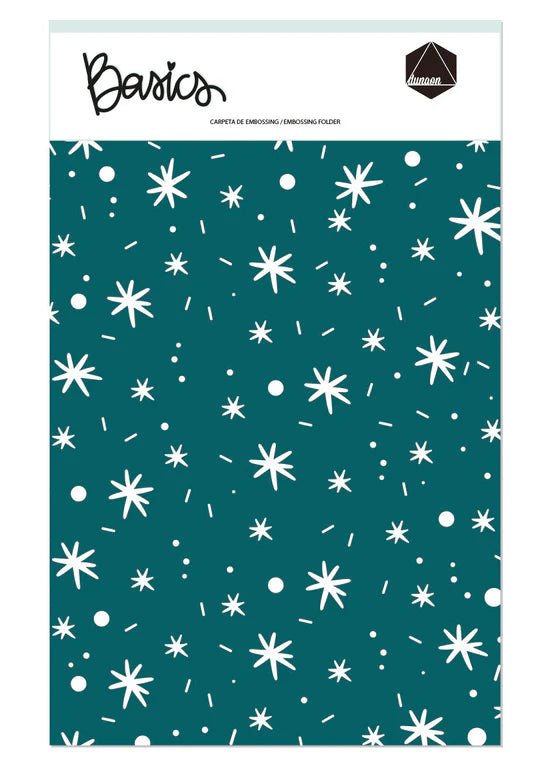 CARPETA DE EMBOSSING 15x20CM ASTERISCOS